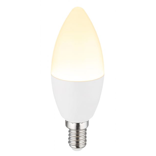 LED Leuchtmittel Kunststoff weiß, 1x E14 LED