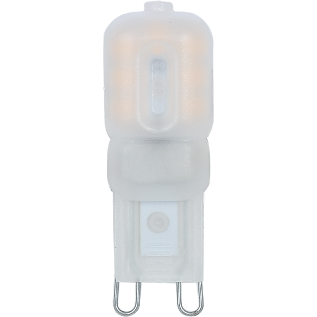 LED Leuchtmittel Kunststoff opal, 1x G9 LED