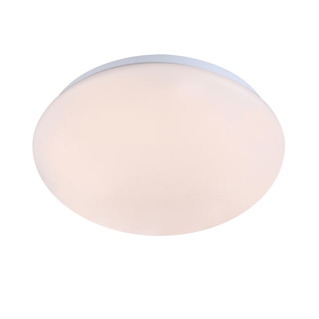KIRSTEN Deckenleuchte weiß, Acryl opal, LED, D:295, H:95, inkl. 1xLED 12W 230V,