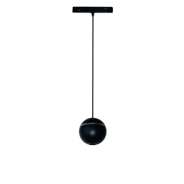 MagPro48 Magnetic Line Hängeleuchte Ball schwarz, 8W, 36°, 48V DC, 3000K, DALI dimmbar