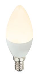 LED Leuchtmittel Kunststoff opal, 1x E14 LED, 10769