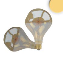 LED E27 Leuchtmittel Vintage Line Roundbulb A125, unregular, amber 4W 2200K