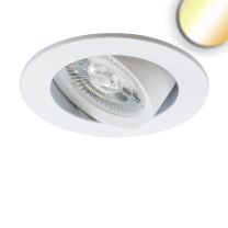 LED Einbauleuchte FLAT68 Alu weiß, rund, 6W|6W 24V DC, weißdynamisch 2700-5700K