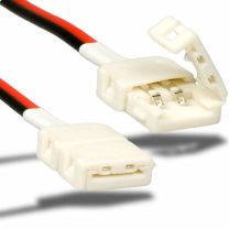 Flexband Clip-Kabelverbinder 2-polig Kunststoff weiss für Breite 8mm