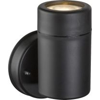 COTOPA Außenleuchte Kunststoff schwarz, Kunststoff klar, leuchtet abwärts, nur LED verwenden, IP44,