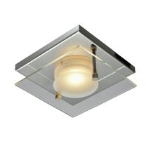 Lampe Decken- und Wandleuchte NELIS CL CHR GLS 11,5x11,5x6,5, Leuchte Modern EEI:A+