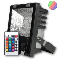 LED Fluter PRO 30W, RGB, IP66, inkl. Funk-Fernbedienung