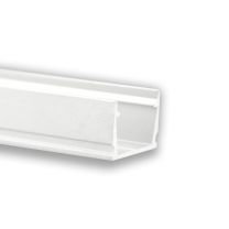 LED Aufbauprofil Mini 10 Aluminium weiß RAL 9010, 200cm